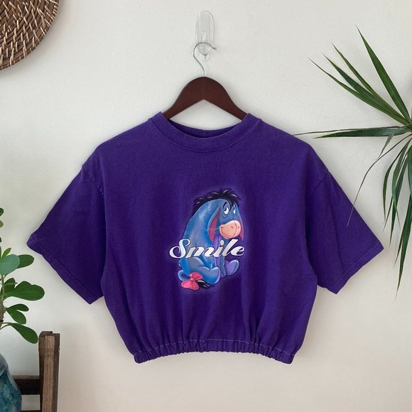 Disney Tops - Vintage Disney Eeyore Crop Tee